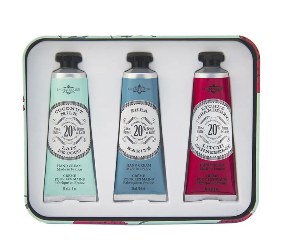 Aqua hand cream trio