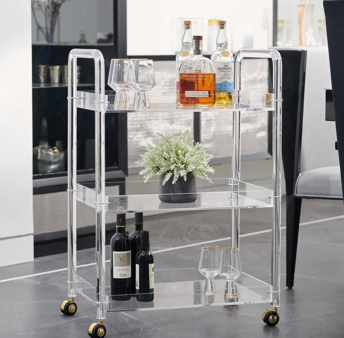 Tall Bar Cart